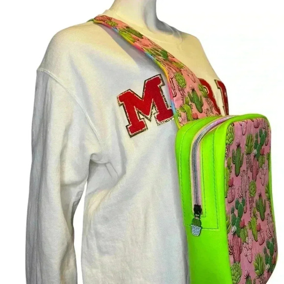 Cactus unique Playful Sling Backpack. main image 7